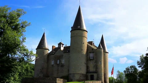 Castle of Vêves. Stock Footage 52563861