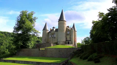 Castle of Vêves. Stock Footage 52564670
