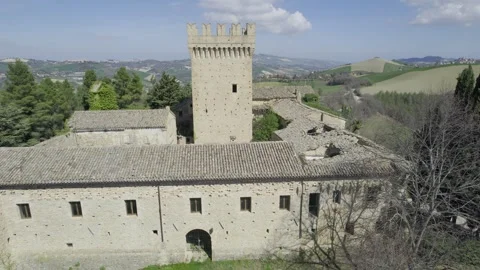 Castle video with drone Stock Footage 274455240