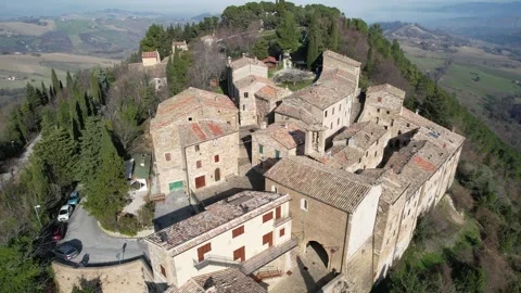 Castle video with drone Stock Footage 274581177