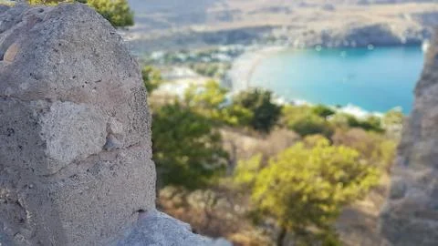 Castle View Beach Foto stock