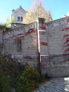 Castle wall Stock Photos