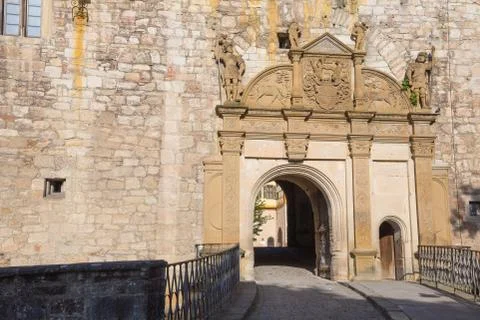 Castle wall Stock Photos