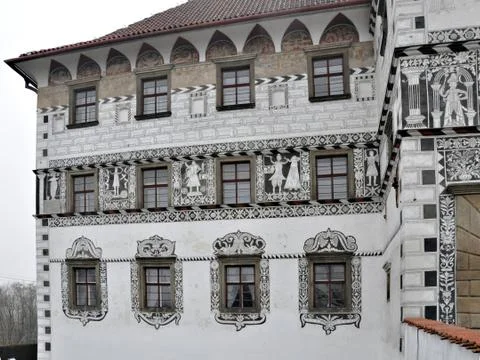 Castle wall Stock Photos