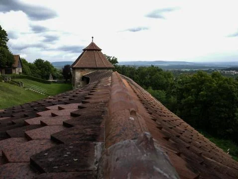 Castle wall Stock Photos