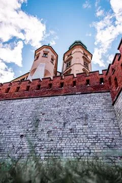 Castle wall Stock-Fotos