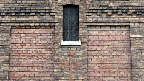 Castle Wall &amp; Window, Vienna Foto stock