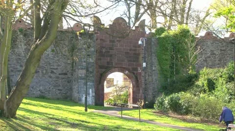 Castle Walls Park Video stock 11515841