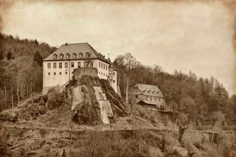 The castle was Bilstein Stock Photos