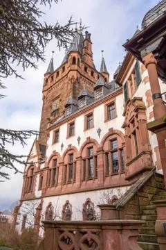 Castle of Weinheim Stock Photos