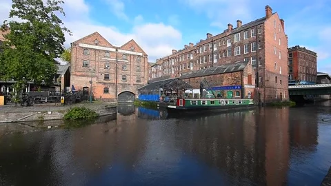 Castle Wharf - Nottingham, England  Vídeos de archivo 164466853