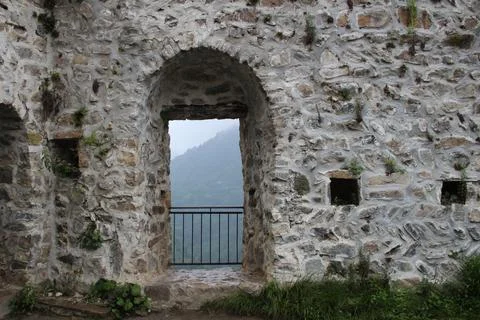 Castle window Stock Photos