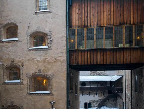 Castle windows 3 Stock Photos