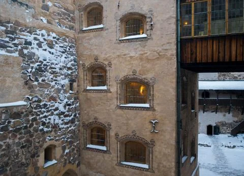 Castle windows 5 Stock Photos