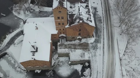 Castle in winter 02 Video stock 127573409