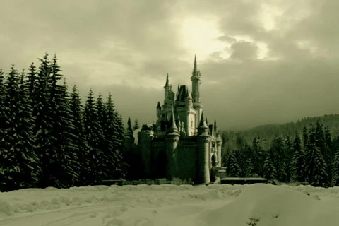 Castle winter2 Stock Footage 581598