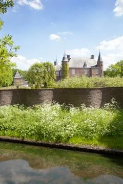 Castle zuylen in spring Stock Photos