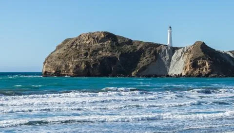 Castlepoint Beach Stock Photos
