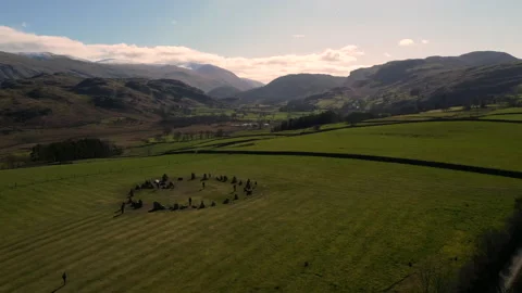 Castlerigg Stone Circle Video stock 171484121