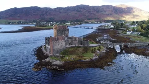 Castles - Eilean Donan (1) Stock Footage 224104927