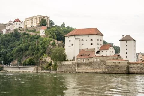 Castles of Passau Stock Photos