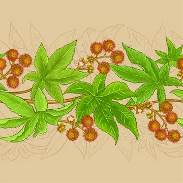 Castor vector pattern Stock Illustration