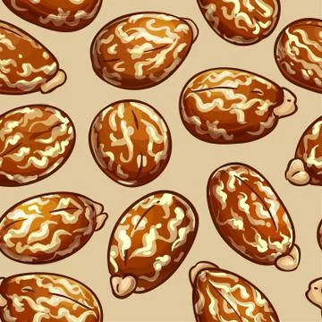 Castor vector pattern Stock Illustration