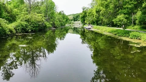 Casts a Reflection - Central New York Video stock 336295648