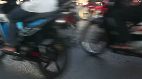 Casual day on road Stock Footage 12299347