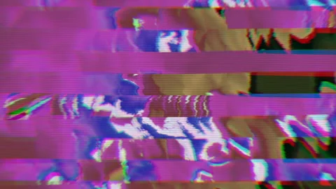 Casual interference imitation blinking futuristic iridescent background. Stock Footage 166581005