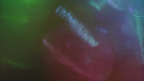 Casual light breaks through clear glass. Unique psychedelic overlays. Stock Footage 120483816