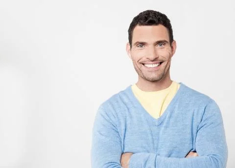 Casual man looking at camera. Stock Photos