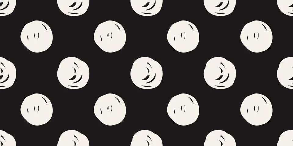 Casual polka dot texture Stock Illustration