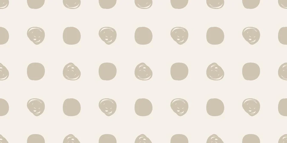 Casual polka dot texture Stock Illustration
