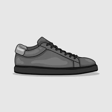 Casual Work Shoes Stock Illustration