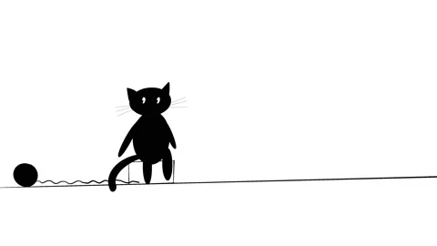 Cat-and-boll Stock Footage 164467904