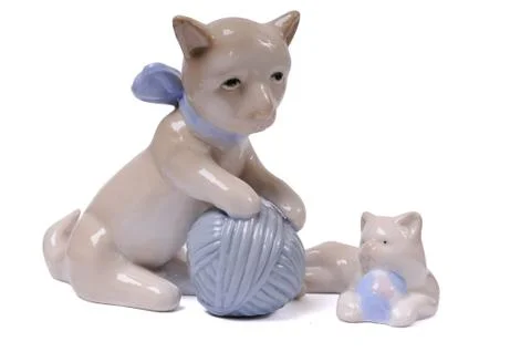 Cat and kitten Stock Photos
