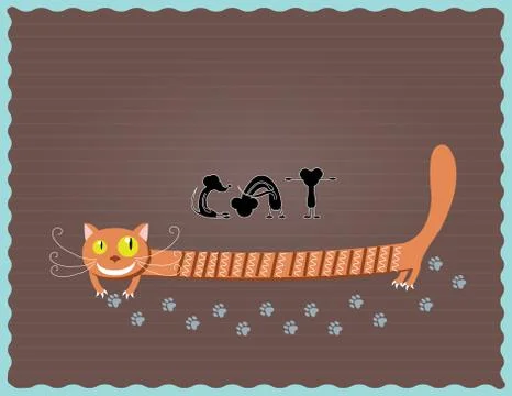Cat and mouse Stock Illustration