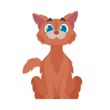 A cat that appears funny. A small and adorable cat is currently sleeping. Car Stock Illustration