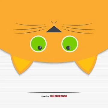 Cat background Stock Illustration