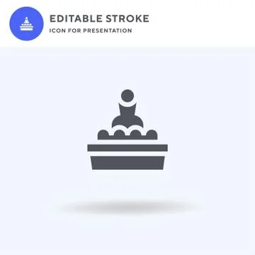 Cat Box icon vector, filled flat sign, solid pictogram isolated on white, log イラスト素材