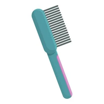 Cat brush icon cartoon vector. Store item Stock-Illustration