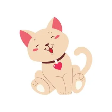 Cat cartoon Stock Illustration