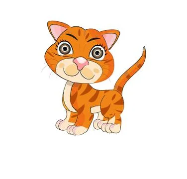 Cat cartoon Stock Illustration