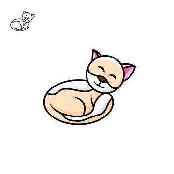 Cat cartoon Stock Illustration