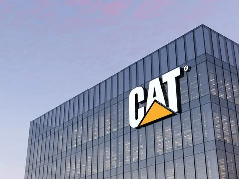 CAT Caterpillar 스톡 일러스트