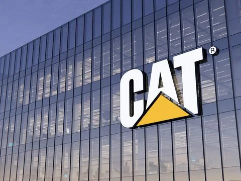 CAT Caterpillar 스톡 일러스트