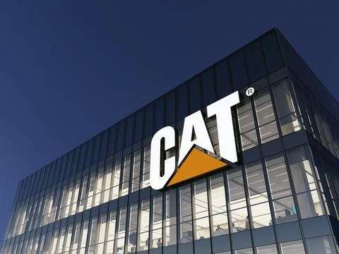 CAT Caterpillar 스톡 일러스트