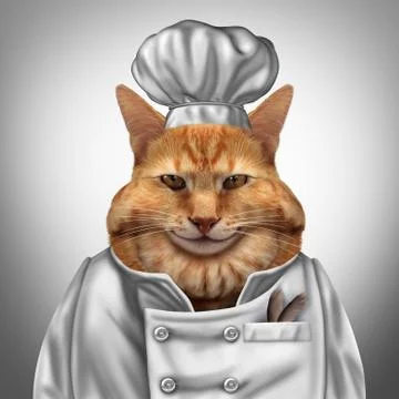Cat Chef Stock Illustration