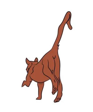 Cat color, vector Illustrazione stock